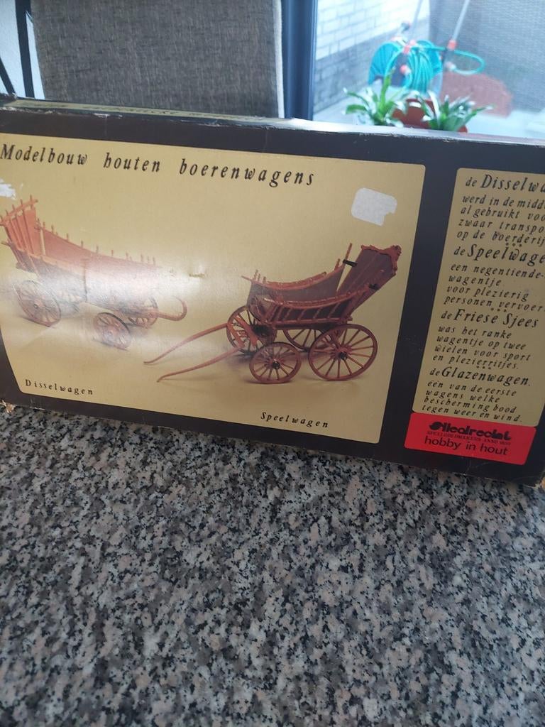 DISSELWAGEN 1601 SLIEDRECHT HOBBY HOUTEN  MODEL!, Hobby en Vrije tijd, Modelbouw | Auto's en Voertuigen, Ophalen of Verzenden