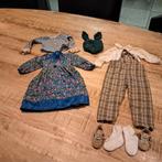 Kleding en pruiken voor porseleinen pop, Ophalen of Verzenden