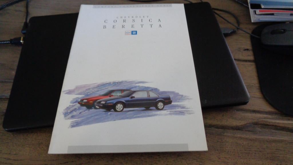 Folder USA model CHEVROLET Corsica , Beretta, Verzenden, Nieuw, Chevrolet