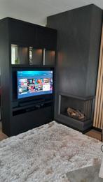 ! € 100 !! Prachtige zwarte Roomdivider met TV Beugel, Ophalen, 200 cm of meer, Minder dan 150 cm, 25 tot 50 cm