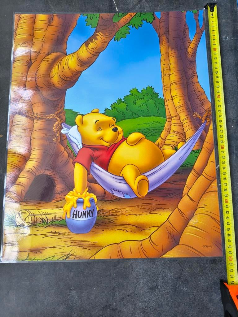 Winnie de Poeh poster in lijst, Verzamelen, Ophalen of Verzenden, Winnie de Poeh of vrienden