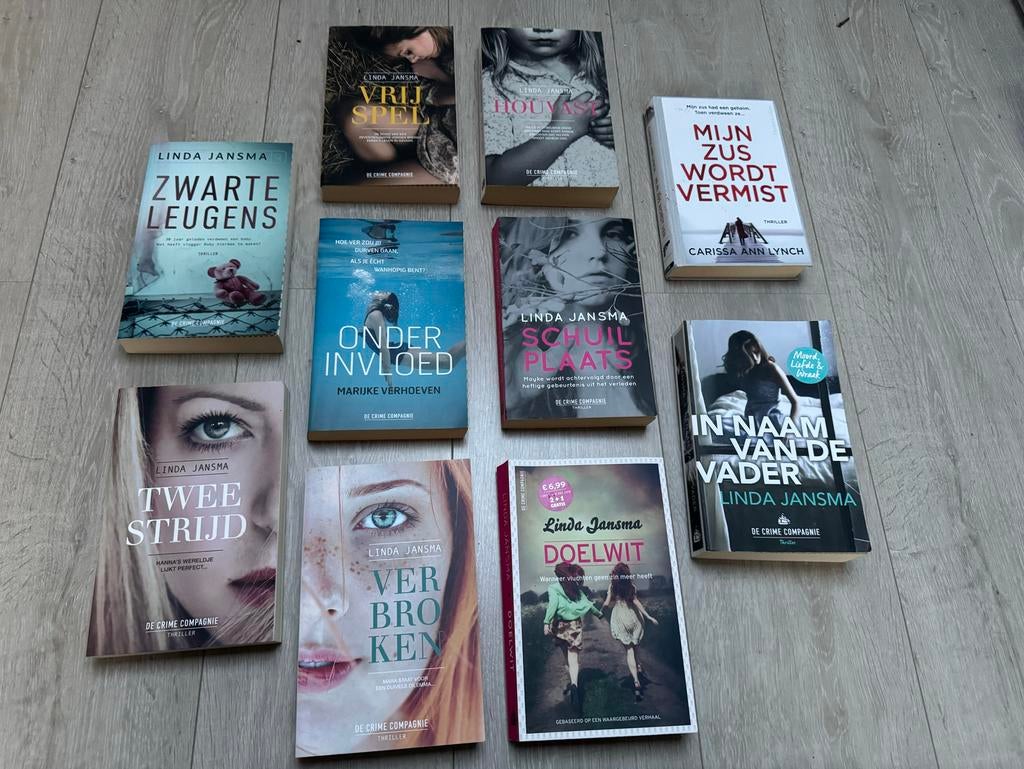 Thrillers van De Crime Compagnie - Linda Jansma & meer, Ophalen, Gelezen