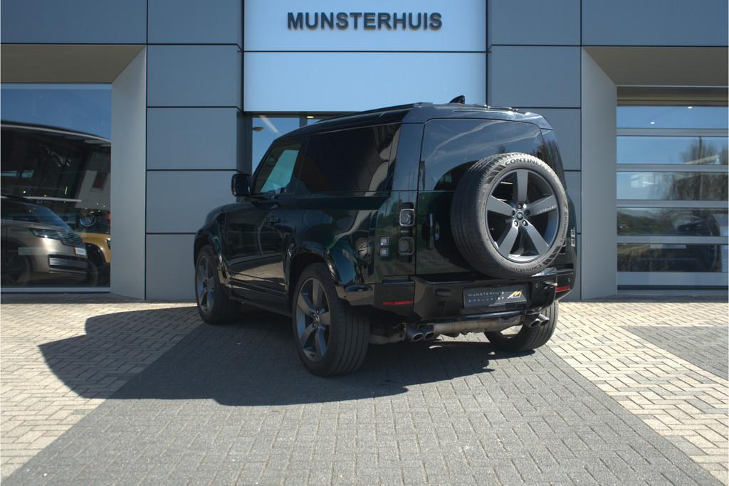 Land Rover Defender 5.0 P525 90 V8 | Grijs kenteken | Koelva, Automaat, 2324 kg, Leder, Vierwielaandrijving