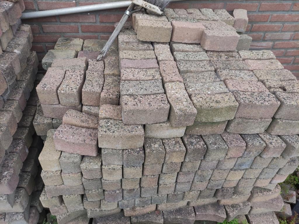 Straat klinkers, Tuin en Terras, Ophalen, Gebruikt, Beton, Klinkers
