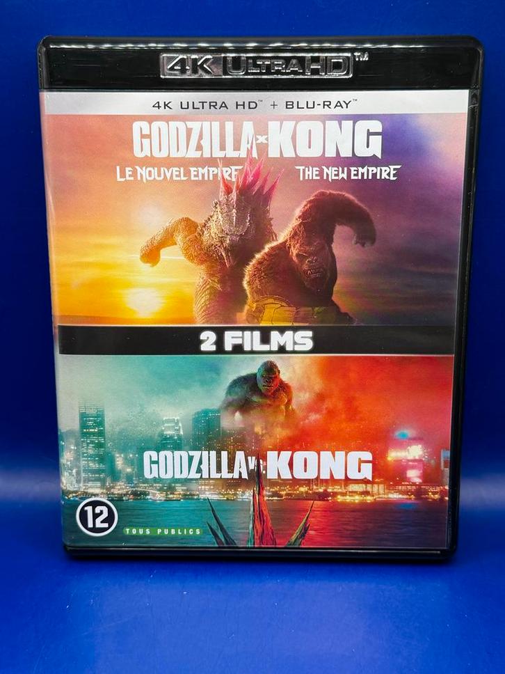 Godzilla x Kong: The New Empire & Godzilla vs. Kong 4K UHD, Cd's en Dvd's, Blu-ray, Nieuw in verpakking, Science Fiction en Fantasy