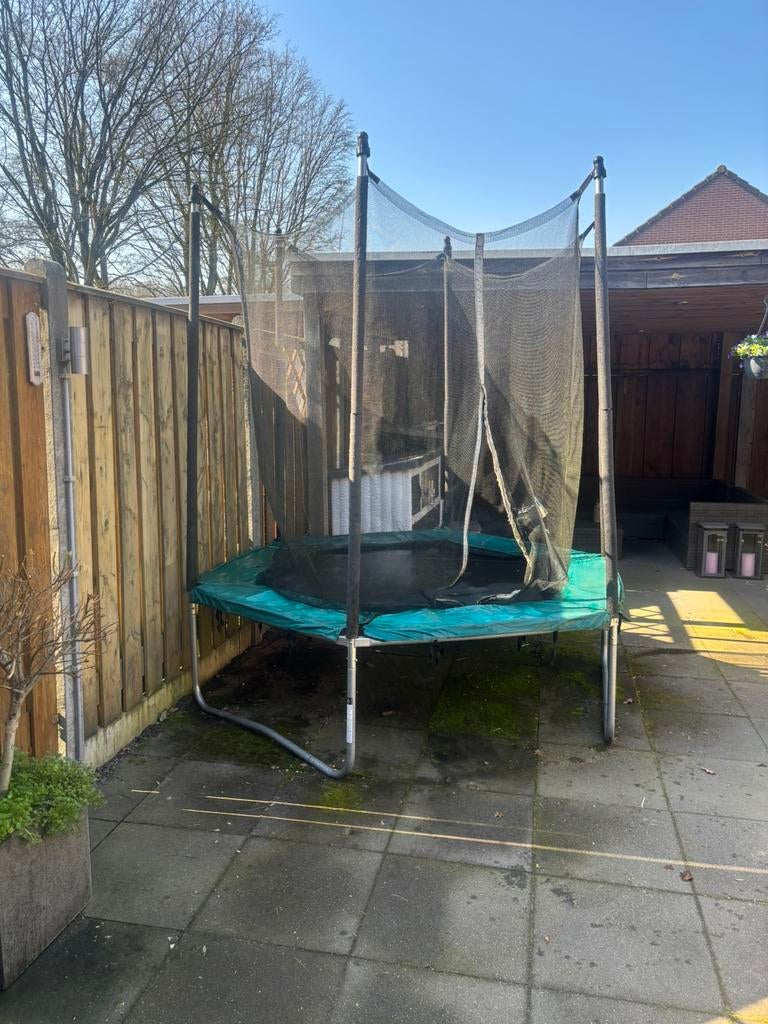 Trampoline, Ophalen, Gebruikt