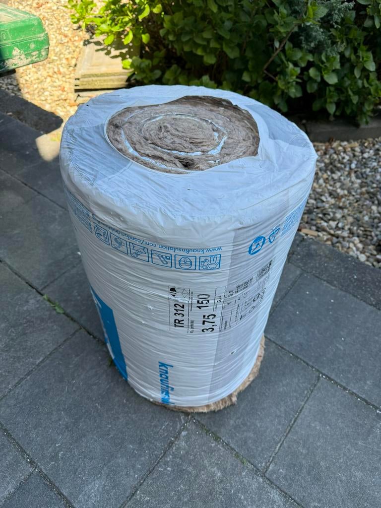 Steenwol., Doe-het-zelf en Verbouw, Isolatie en Afdichting, Ophalen, 4 tot 8 cm, Steenwol, Zo goed als nieuw