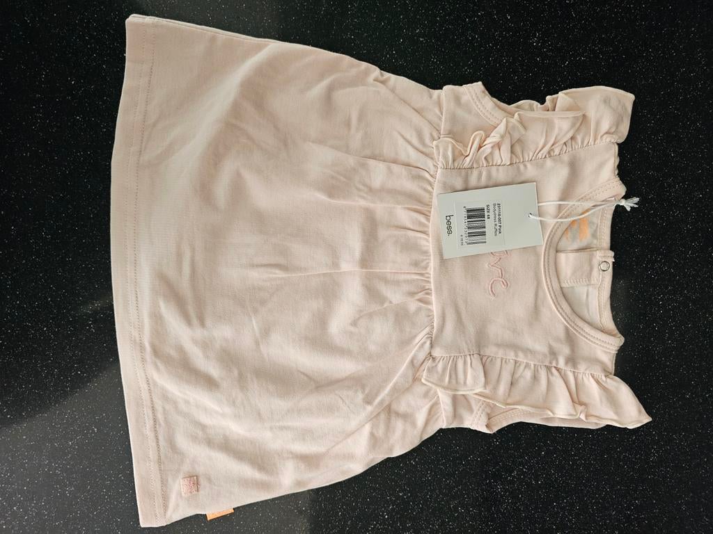 Bess roze romperjurk maat 68 nieuw, Kinderen en Baby's, Babykleding | Maat 68, Ophalen of Verzenden, Nieuw, Meisje, Jurkje of Rokje