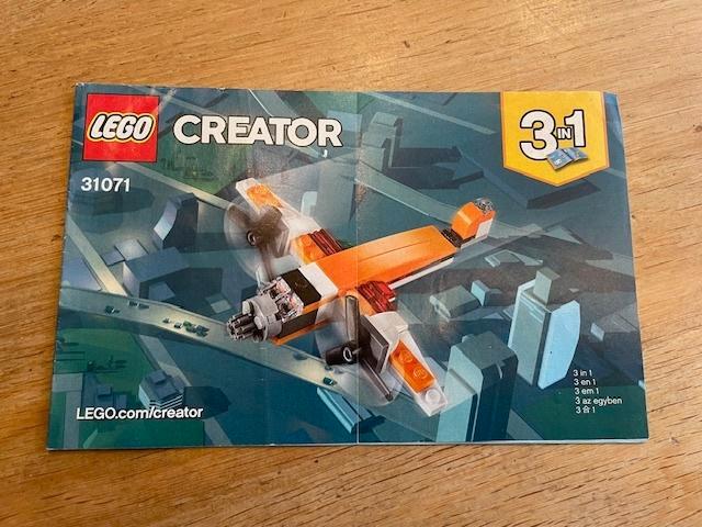 Lego Creator 31071 Droneverkenner 3 in 1, Kinderen en Baby's, Speelgoed | Duplo en Lego, Zo goed als nieuw, Lego, Complete set