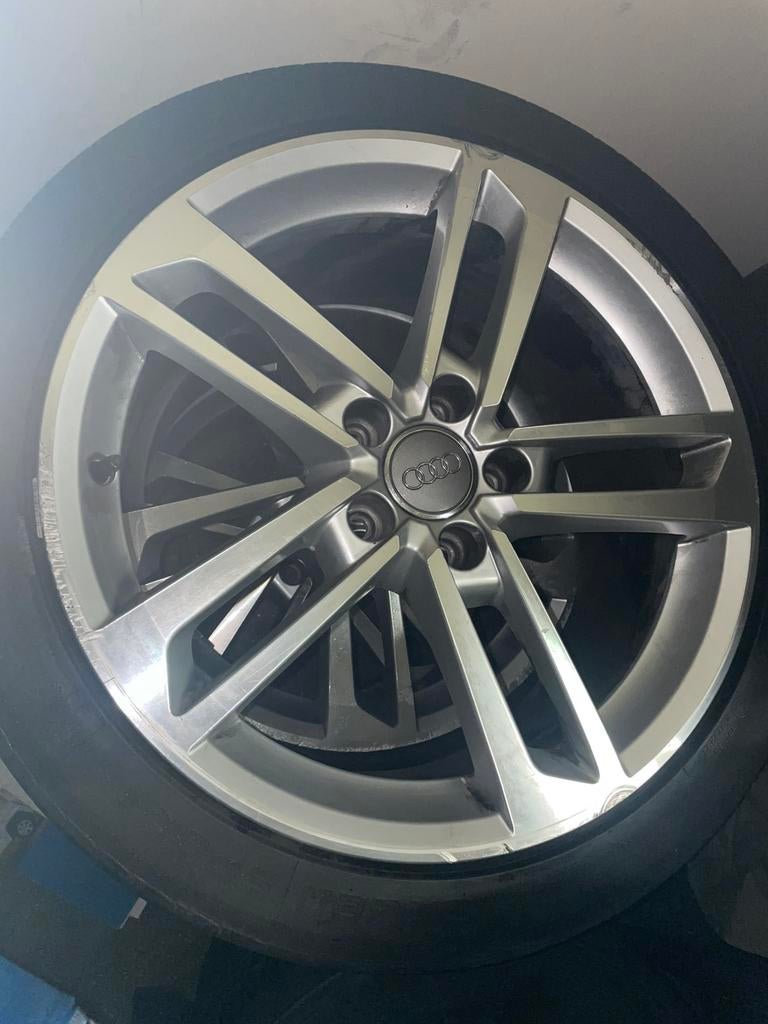 4x Originele Audi lichtmetalen velgen, Computers en Software, Ophalen of Verzenden