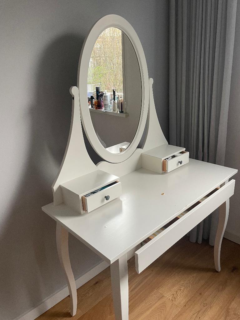 Make-up/ vanity tafel - Hemnes Ikea, Ophalen, Overige materialen, Gebruikt, 50 tot 100 cm