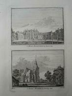 A 53-54 Hummel/ Doesburg huis Enghuizen Kopergravure 1745, Ophalen of Verzenden