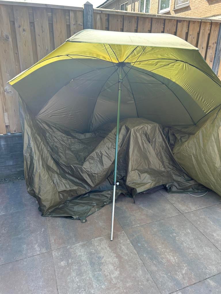 Vis paraplu - Ideaal voor vissen of kamperen, Watersport en Boten, Ophalen, Gebruikt