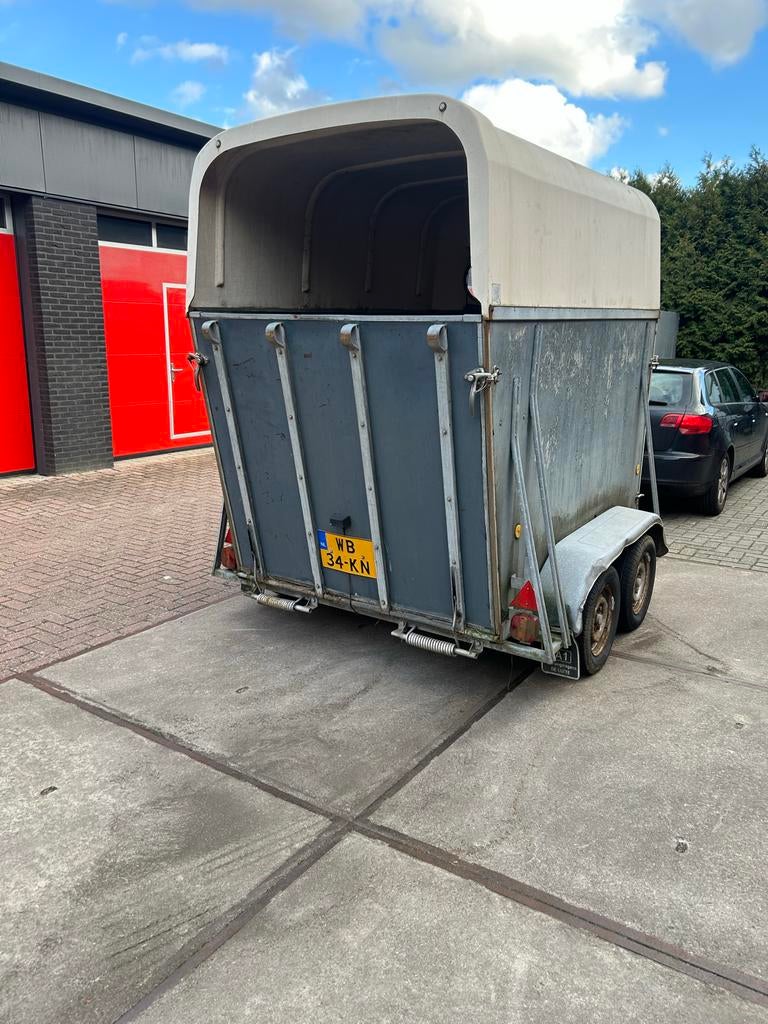 Gebruikte paardentrailer - Wesco P2020, Auto diversen, Aanhangers en Bagagewagens, Ophalen of Verzenden, Gebruikt