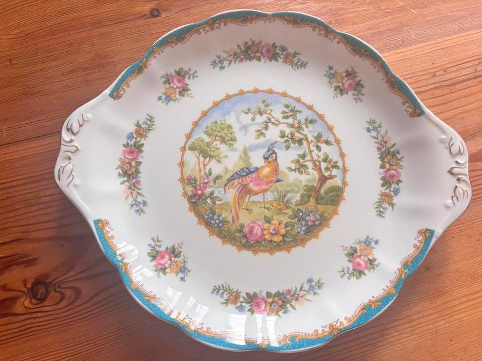 Royal Albert Chelsea Bird taartbord, Ophalen