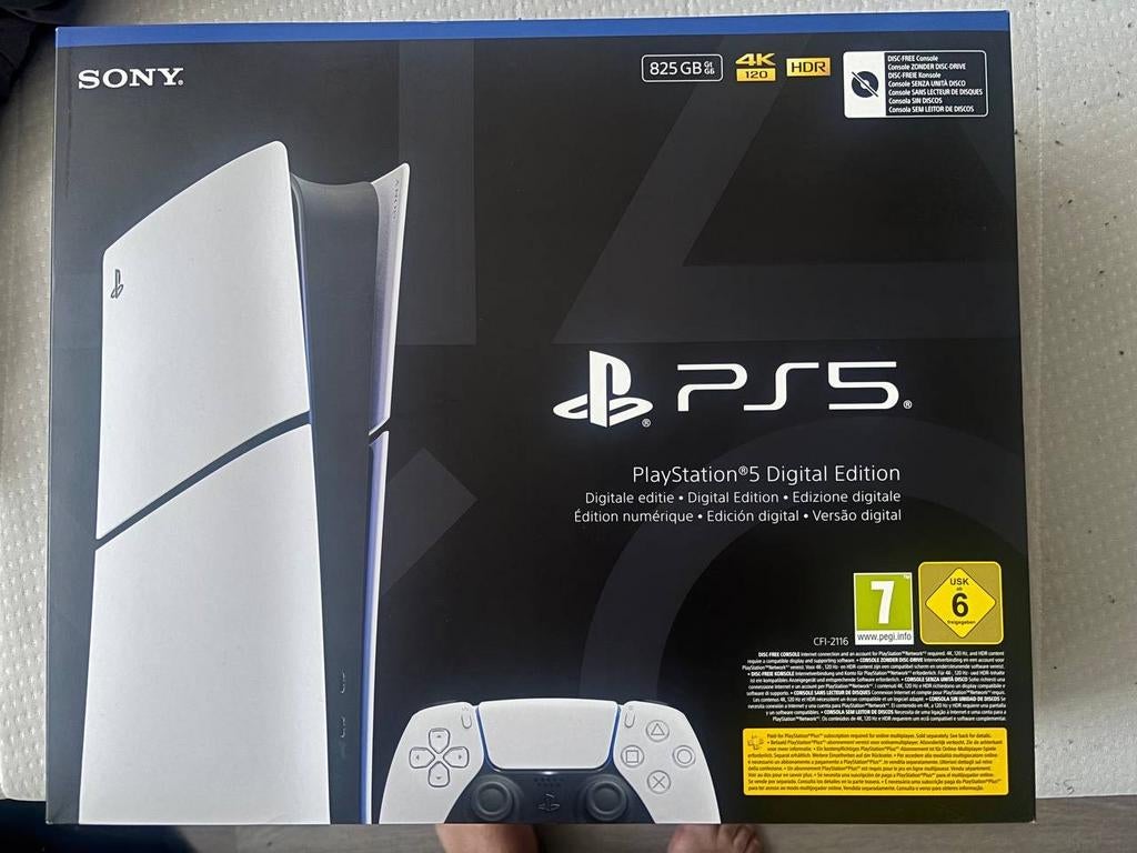 Playstation 5 Digital Editie met Controller NIEUW, Ophalen of Verzenden, Zo goed als nieuw, Playstation 5