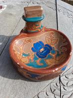 Zenith Gouda aardewerk asbak met bloemmotief, Ophalen of Verzenden