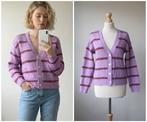 Numph - leuk lila vest met streepjes / maat XS, Verzenden, Paars, Zo goed als nieuw, Numph