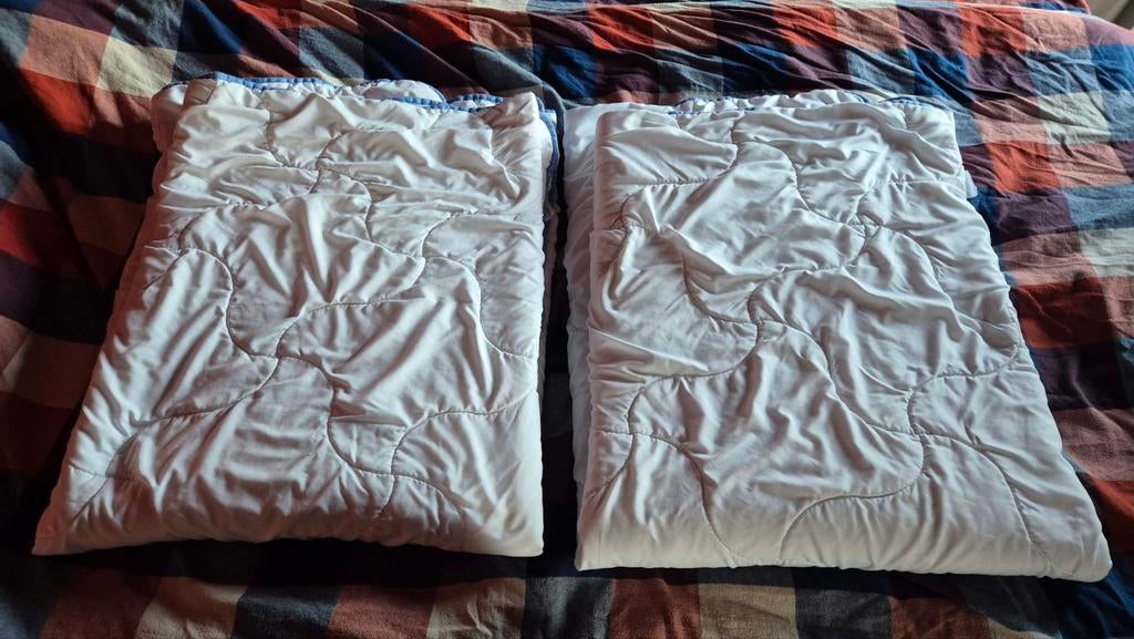 Dekbed zomer 140x200 - Meradiso - Polyester - 2x, Huis en Inrichting, Slaapkamer | Beddengoed, Gebruikt, Eenpersoons, Wit, Ophalen of Verzenden