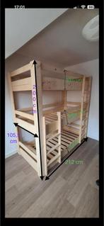 3-persoons stapelbed - 90x200 matrasmaat, Ophalen, Gebruikt, Stapelbed