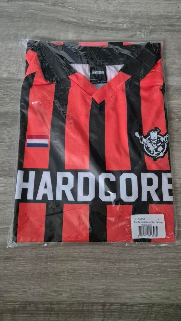 Thunderdome limited Holland soccer/voetbal Tshirt maat L, Maat 52/54 (L), Thunderdome, Zwart, Nieuw