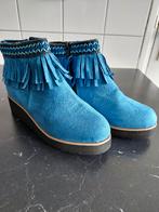 Nieuwe Ibiza laarsjes 37, Blauw, Lage of Enkellaarzen, Nieuw, Ophalen of Verzenden