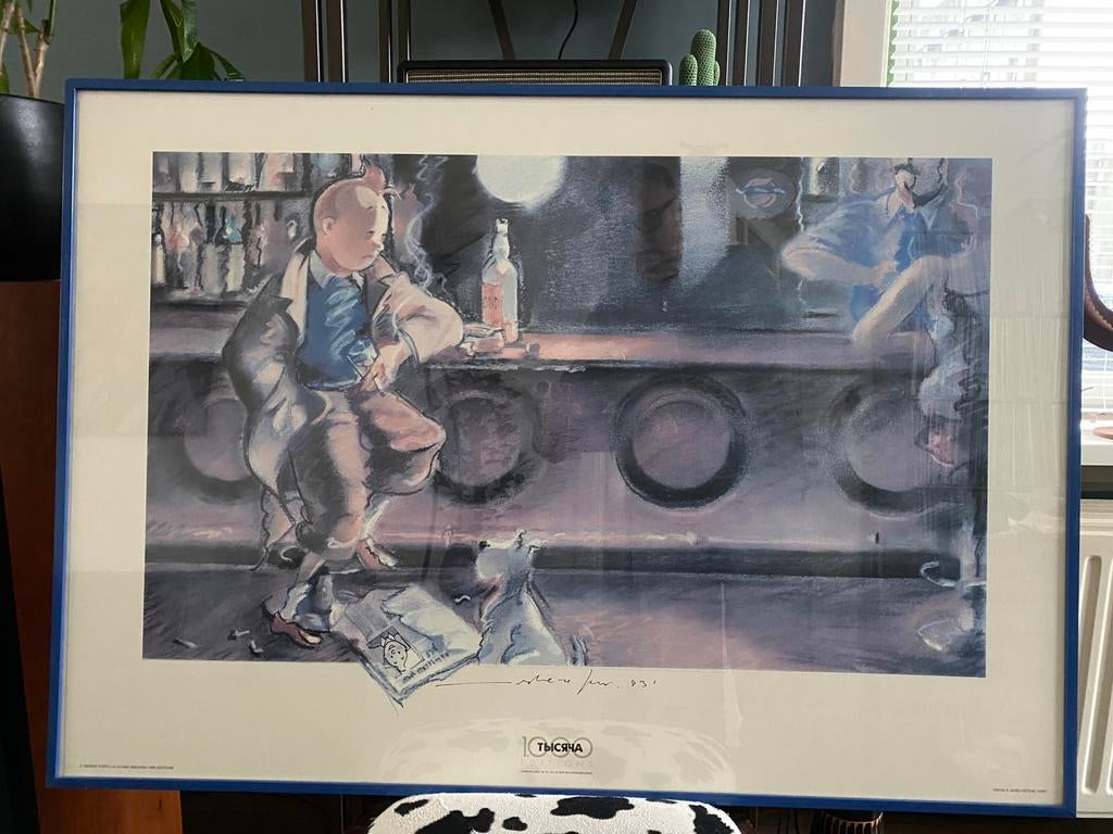 Kuifje, Antiek en Kunst, Kunst | Tekeningen en Foto's, Ophalen