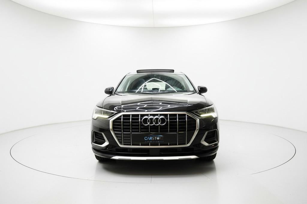 Audi Q3 35 TFSI VIRTUAL MATRIX LEER ACC TREKHAAK CAMERA, Auto's, Zwart, 4 cilinders, 150 pk, Zwart