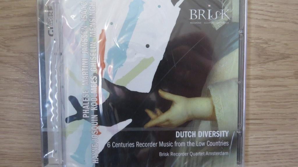 Cd: Dutch Diversity, Brisk Recorder Quartet Amsterdam, Ophalen of Verzenden, Classicisme, Nieuw in verpakking, Kamermuziek