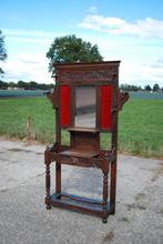 Antieke kapstok, Engels Eiken ca 1880, Gebruikt, Nb, Nb, Nb