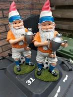 2 leuke oranje tuinkabouters., Ophalen, Zo goed als nieuw