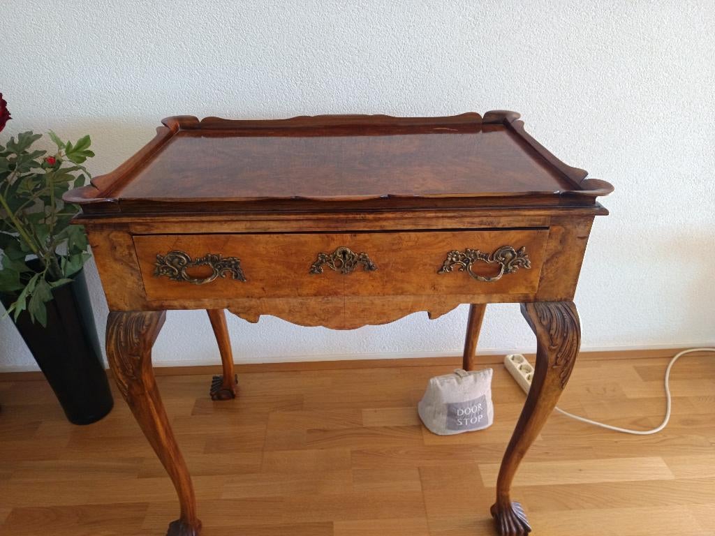 Bijzettafeltje met lade bree72 cm hoogte 82 cm diepte 47 cm, Huis en Inrichting, Tafels | Bijzettafels, Ophalen, Minder dan 55 cm