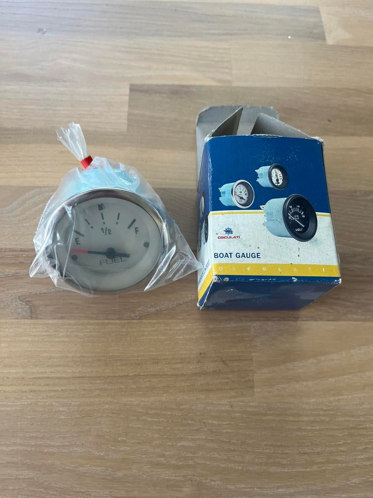 Benzinemeter voor boot - Osculati Fuel Gauge, Ophalen of Verzenden, Nieuw, Motor en Techniek, Zeilboot of Motorboot