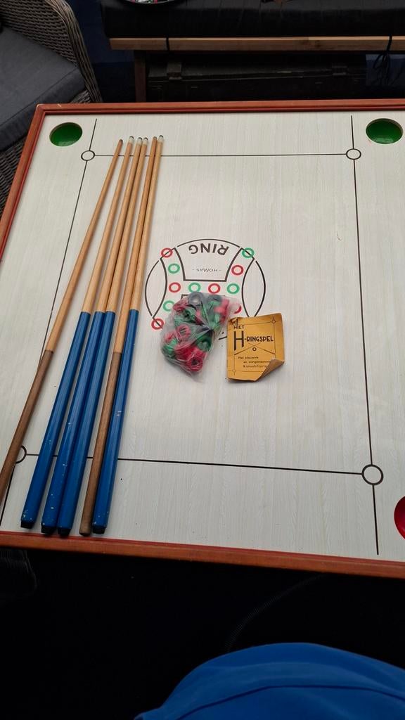 Het H - ringspel kamer biljard, Ophalen