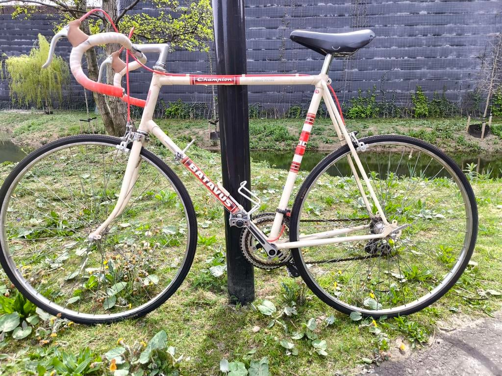 Vintage Racefiets Batavus champion, Fietsen en Brommers, Fietsen | Racefietsen, Ophalen, 28 inch, Gebruikt, Batavus
