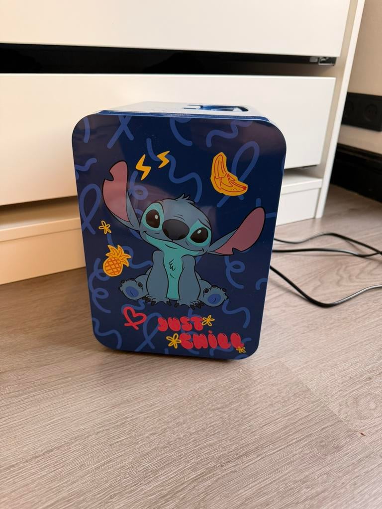 Mini koelkast met Stitch design, Ophalen, Zo goed als nieuw