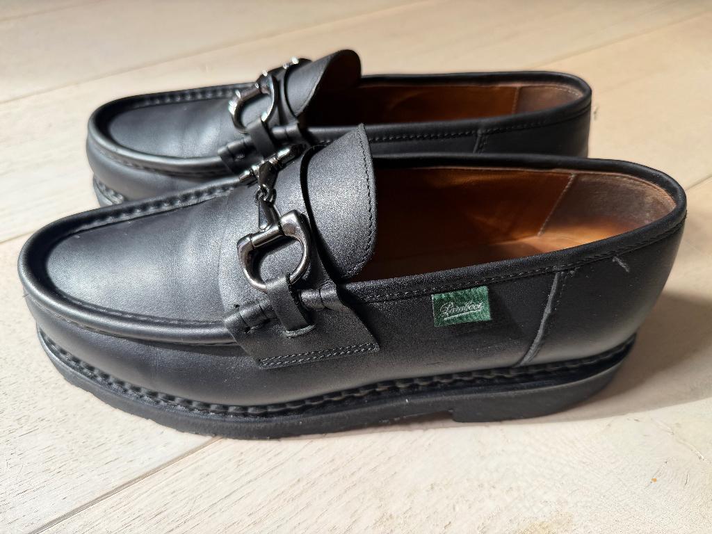 Paraboot Reims Mors Horsebit Loafer - Black, Loafers, Zwart, Ophalen of Verzenden, Paraboot