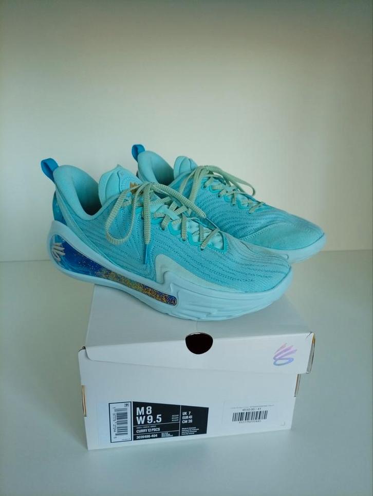 Under Armour Curry 12 PSCS basketbal schoenen blauw maat 41, Sport en Fitness, Basketbal, Gebruikt, Schoenen, Ophalen of Verzenden