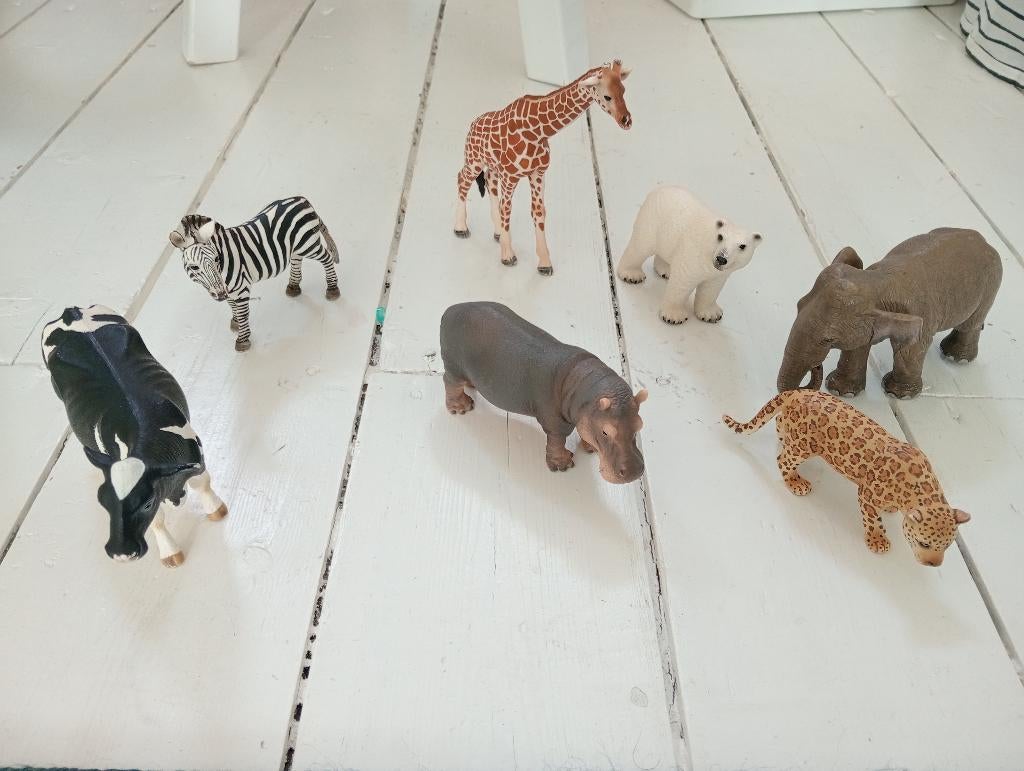 Schleich dier figuren (p/st), Verzamelen, Ophalen of Verzenden, Zo goed als nieuw, Overige soorten, Beeldje of Figuurtje