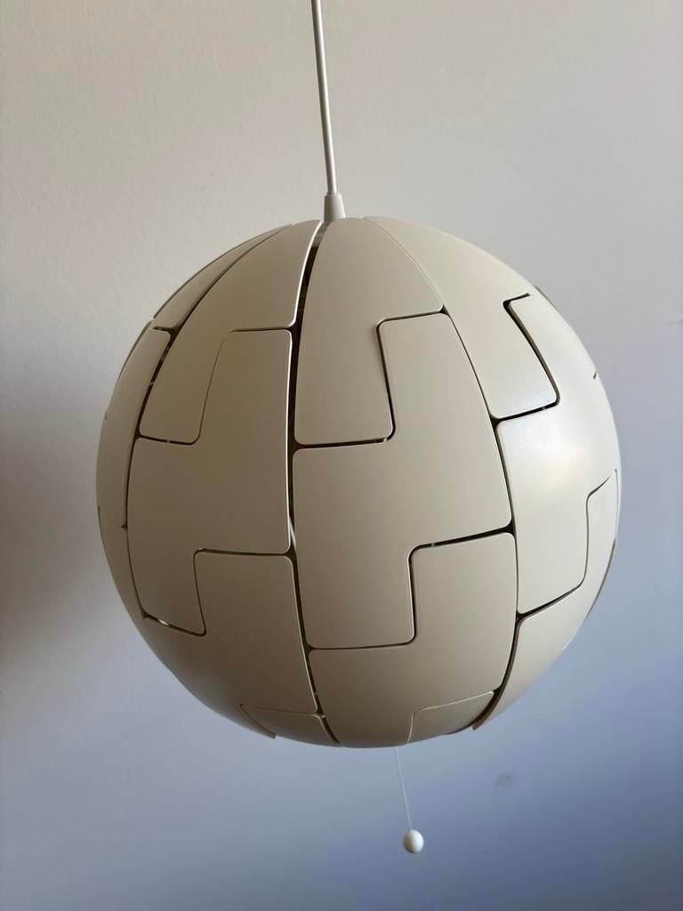 Ikea PS 2014 verstelbare hanglamp wit, Ophalen of Verzenden, Gebruikt, Kunststof, Minder dan 50 cm