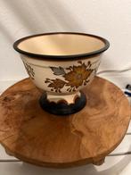 Flora Gouda Plateel Holland Handwerk Bloemen Kom, Antiek en Kunst, Ophalen of Verzenden