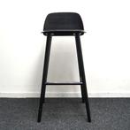 Muuto Nerd Barkruk | Zwart | Hout | Zithoogte 75 cm | Kruk, -, -, 60 tot 90 cm, Ophalen of Verzenden