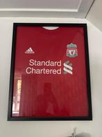 Ingelijst Liverpool Shirt, Verzamelen, Sportartikelen en Voetbal, Ophalen, Zo goed als nieuw, Buitenlandse clubs, Shirt