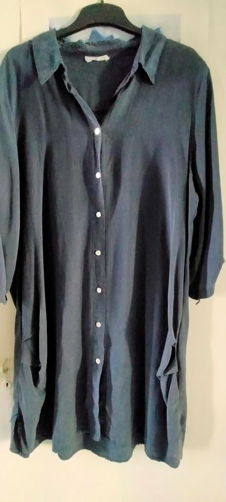 Blauwe jurk Paprika T2, Kleding | Dames, Ophalen of Verzenden, Zo goed als nieuw, Maat 46/48 (XL) of groter, Blauw