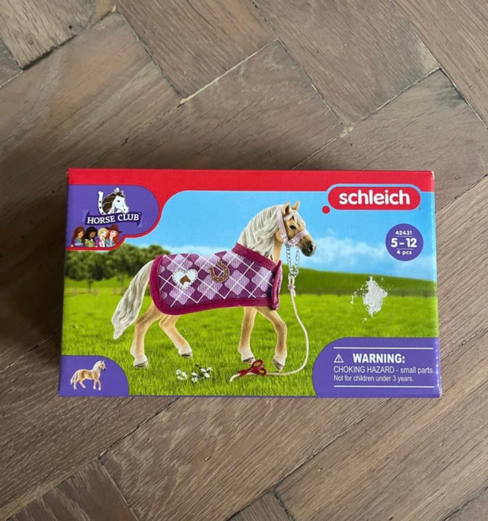 Schleich horse club 42431 paarden paard roze paardenclub, Ophalen of Verzenden, Nieuw, Jongen of Meisje