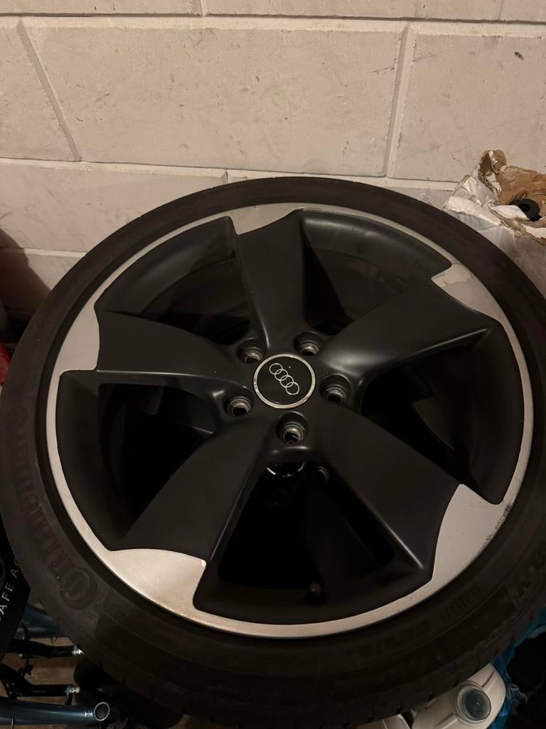 Audi rotor continental zomer banden met velgen 18 inch, Auto-onderdelen, Ophalen of Verzenden, Audi