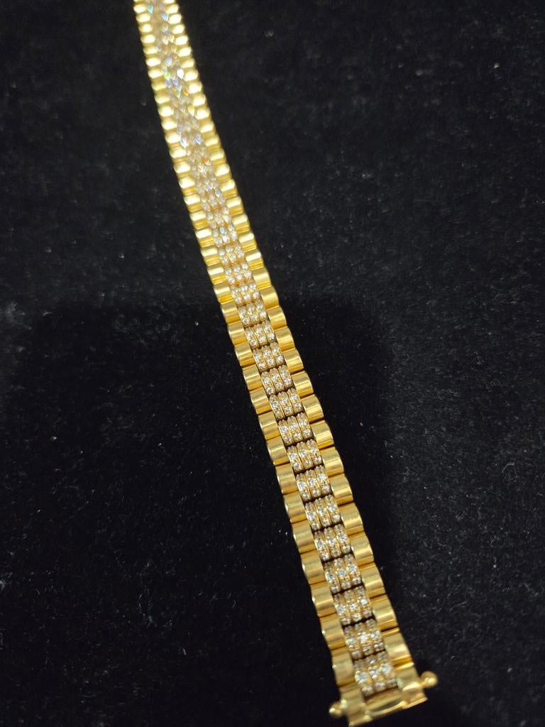 14 k gouden rolex model armband 50,1 gram, Ophalen of Verzenden, Nieuw, Goud, Goud