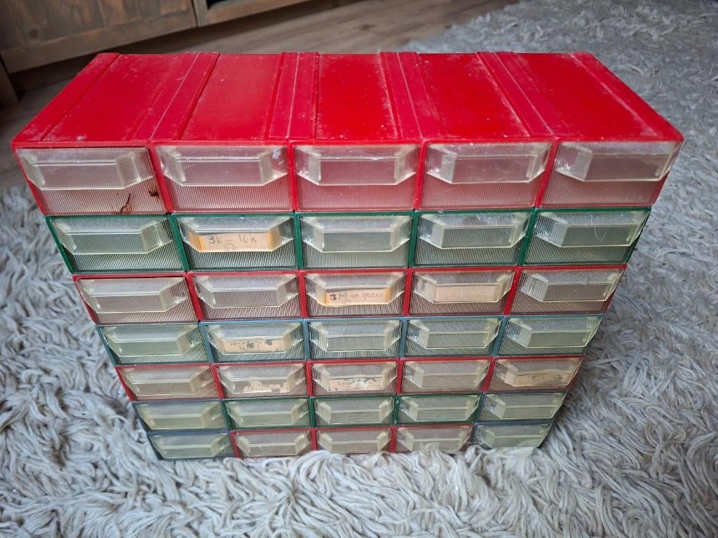 Sorteerkast/ladekastje spijkers, schroeven etc., Ophalen of Verzenden, Gebruikt