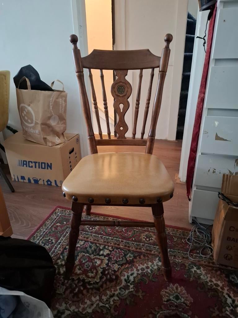 Set van 2 Vintage stoelen, goeie kwaliteit en in goeie staat, Antiek en Kunst, Ophalen