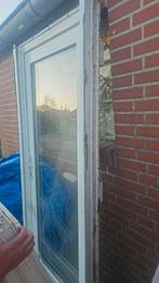 Kozijn met raam en deur, Doe-het-zelf en Verbouw, Kozijnen en Schuifpuien, Ophalen, Kunststof, 75 tot 150 cm, Deurkozijn
